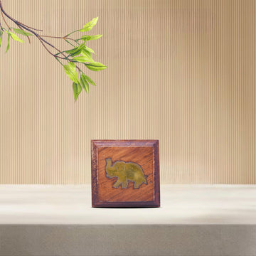 WOODEN SMALL PILLAR BOX