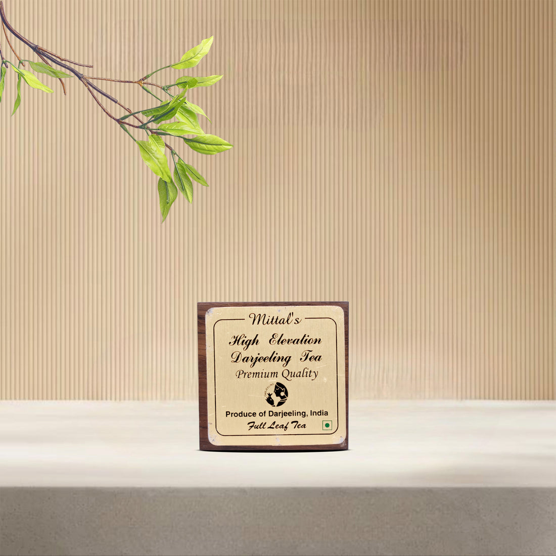 WOODEN SMALL PILLAR BOX