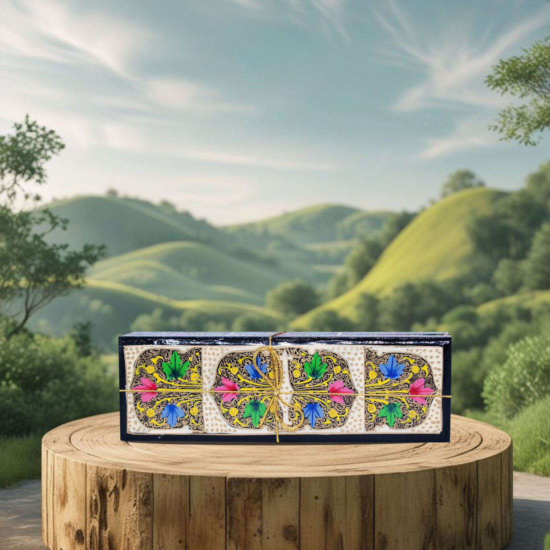 PAPER MACHIE PEN CASE