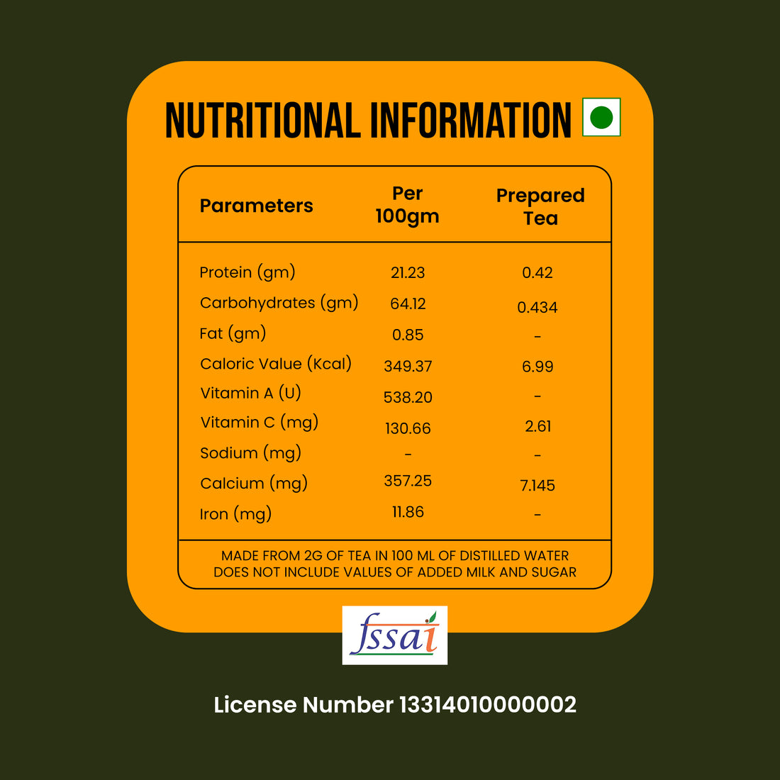 PINEAPPLE NATURAL TEA